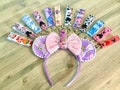Mickey Mouse Ear Clips - Disney Ear Holders - Bag Clips for Disney Ears - Lanyards for Ear Headbands - Keyrings.