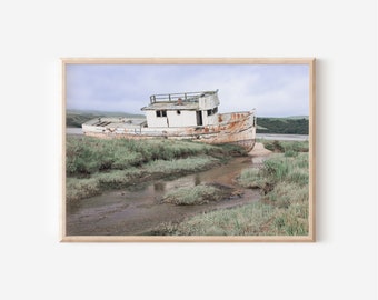 Ships | Boats | Coastal | Nautical | Beach | California | Wall Art | Print | Digital Download | Ocean | Rustic | Home Decor