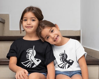 King Kamehameha Black Tshirt | Kanaka Maoli Graphic Tee | Keiki Childrens Graphic Tee Shirt