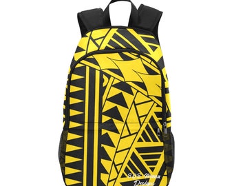 Polynesian tribal backpack