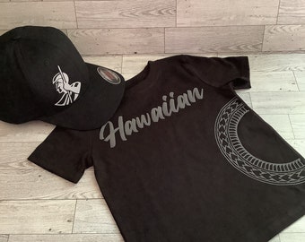 Kids Hawaiian Shirt | Samoan Children's Clothing | Polynesian Kids Graphic Tee