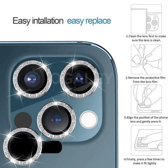 3pcs Case For Iphone 12 Pro Max Case Diamond Camera Lens Etsy