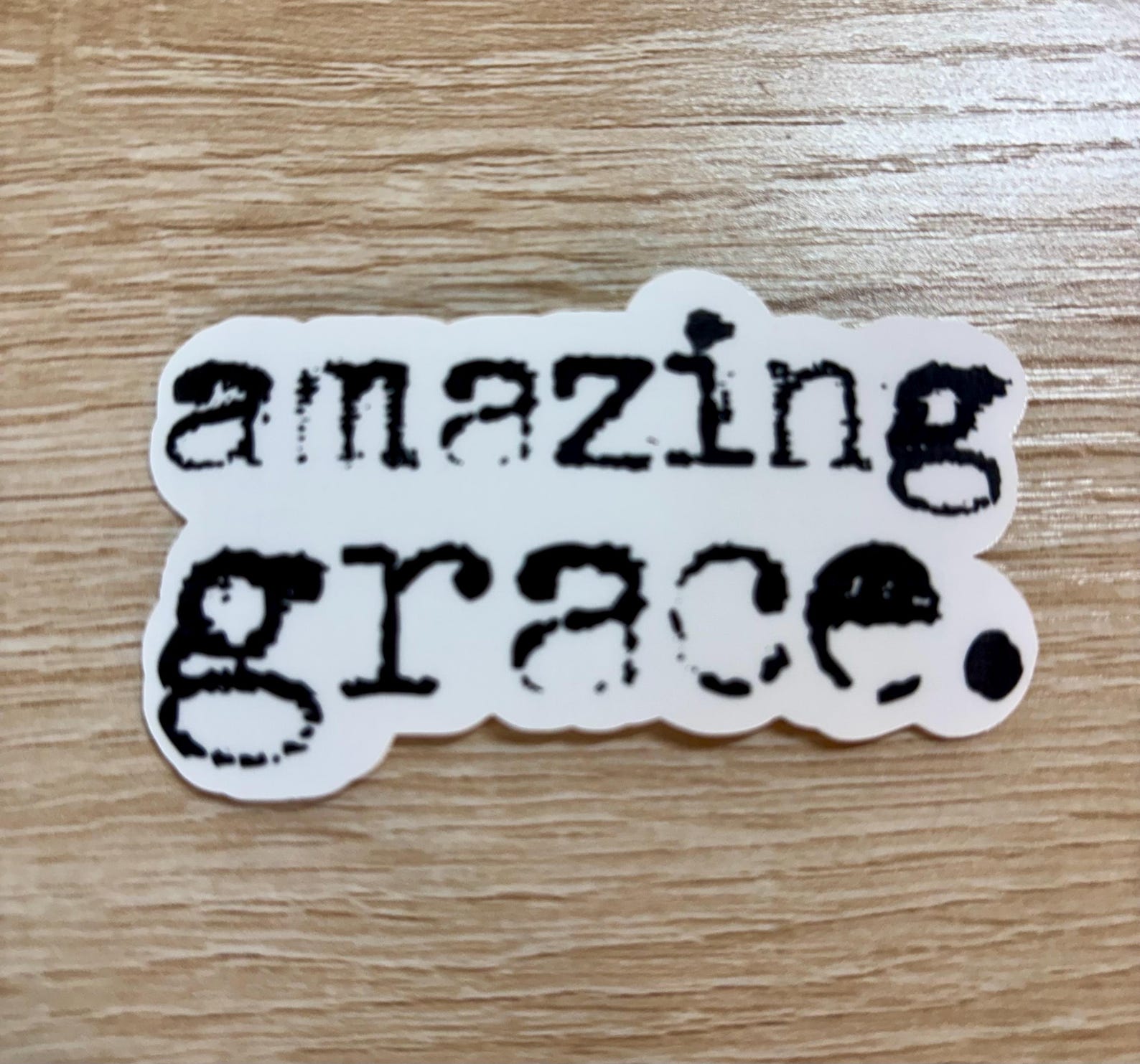 Grace Sticker - Religious Laptop Decal, Water Bottle Sticker - Etsy