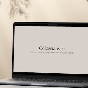 Bible Verse Desktop Wallpaper, Desktop Background, Laptop Wallpaper, Minimalist Wallpaper, Bible Verse Wallpaper, Digital Download