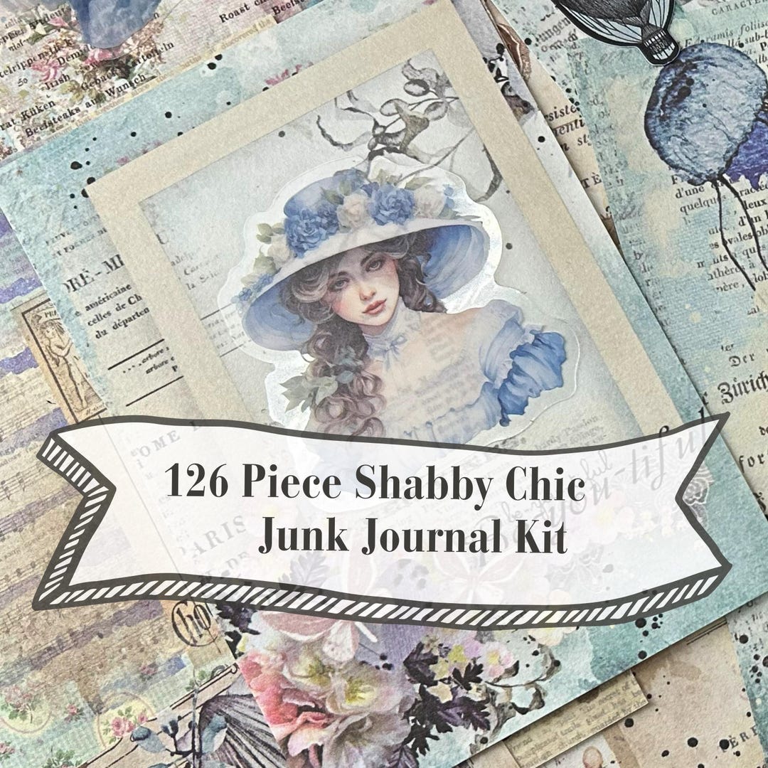 Vintage Junk Journal Kit Bundle for Scrapbooking Vintage Ephemera Pack ...
