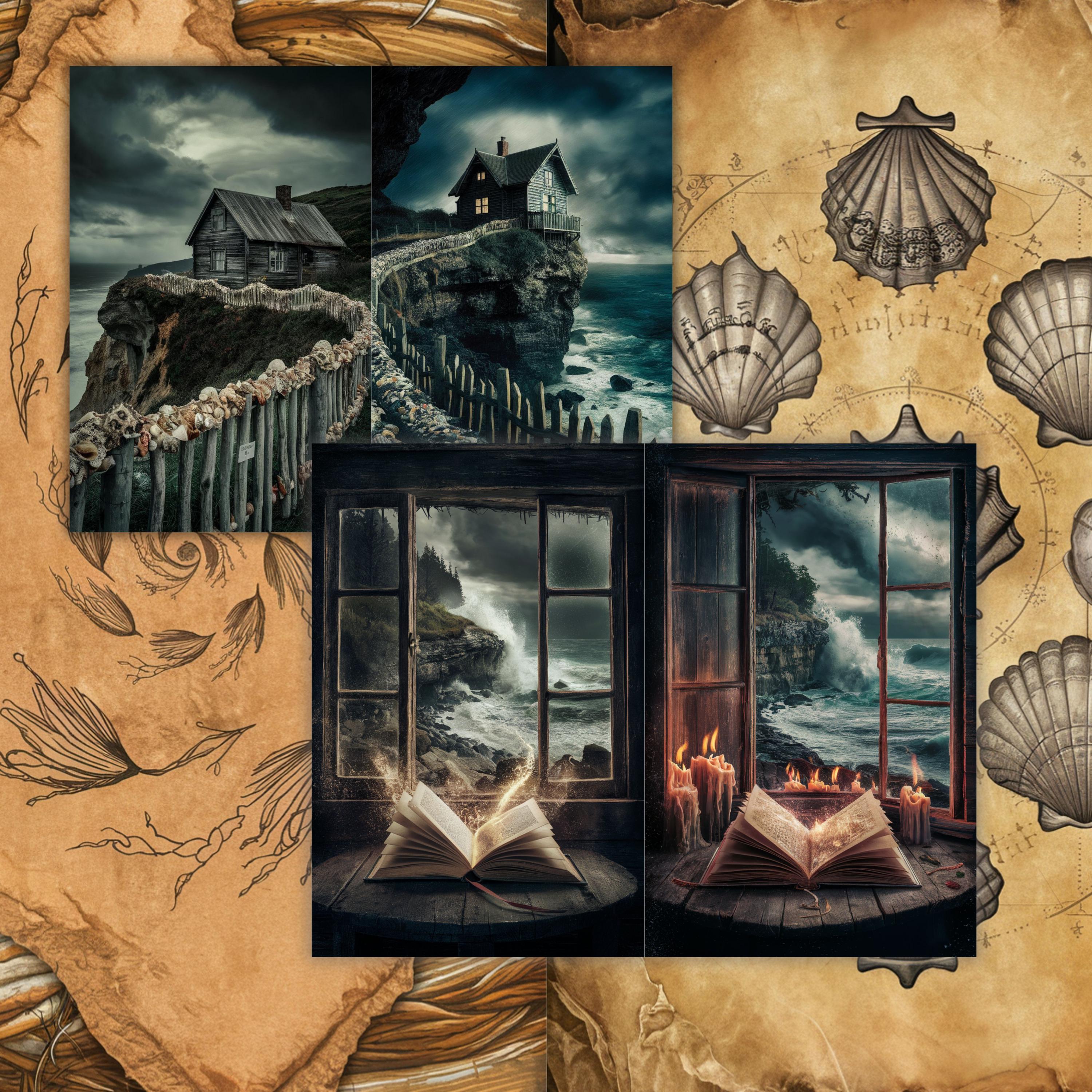 Sea Witch Junk Journal Kit: Printable Witchy Ephemera (digital Download ...