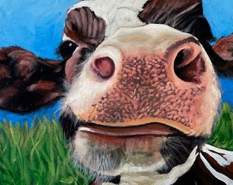 Portrait of a Cow
