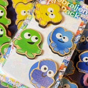 Algebralien Pins (4 Pack) - X, Four, Two, One