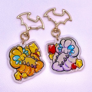Deep Rock Galactic Lootbug Keychain Doublesided 2.5&quot; Epoxy Keychain