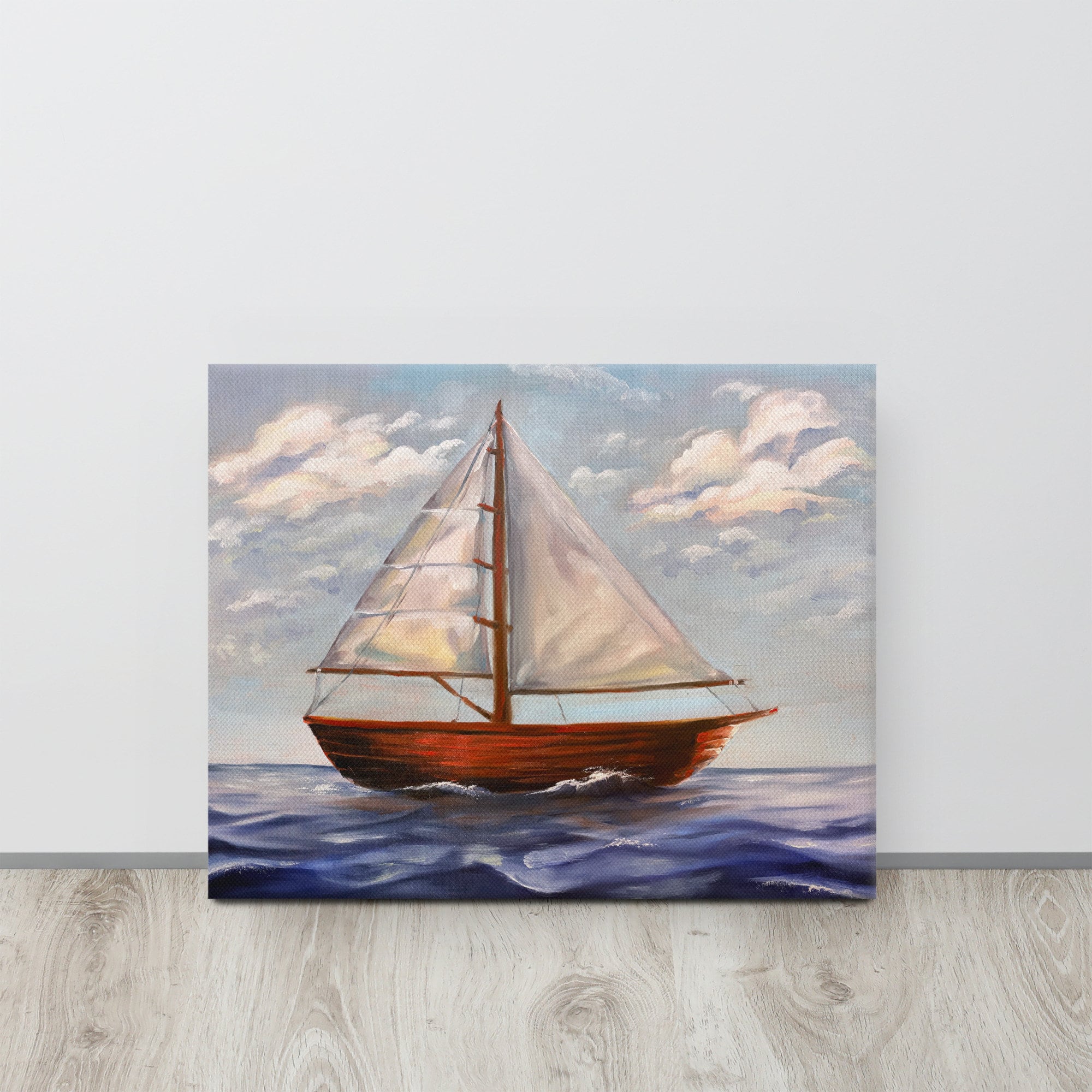 The Simpsons Sailboat CANVAS 2021 Original Piece Etsy