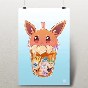 Évoli Boba - Poster - 27,9 x 17,8 cm (11 x 17 po.)
