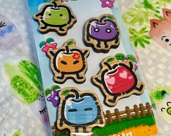 Alfileres de madera Junimo - Juego de 5