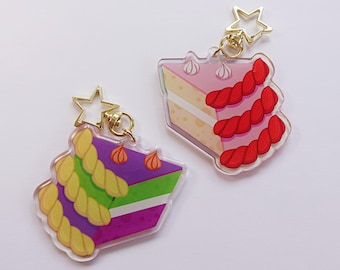 Cake at Stake - Yoylecake - BFDI Keychain - Double-Sided Acrylic 2.5"
