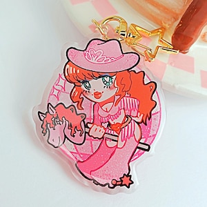 Chappell Roan Keychain - 2.5 " Epoxied - Pink Pony Club