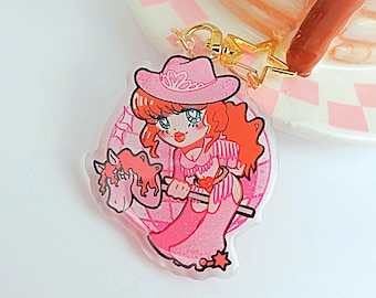 Chappell Roan Keychain - 2.5 " Epoxied - Pink Pony Club