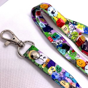 BFDI (Battle for Dream Island), BFB, TPOT All Contestants & Announcers Lanyard