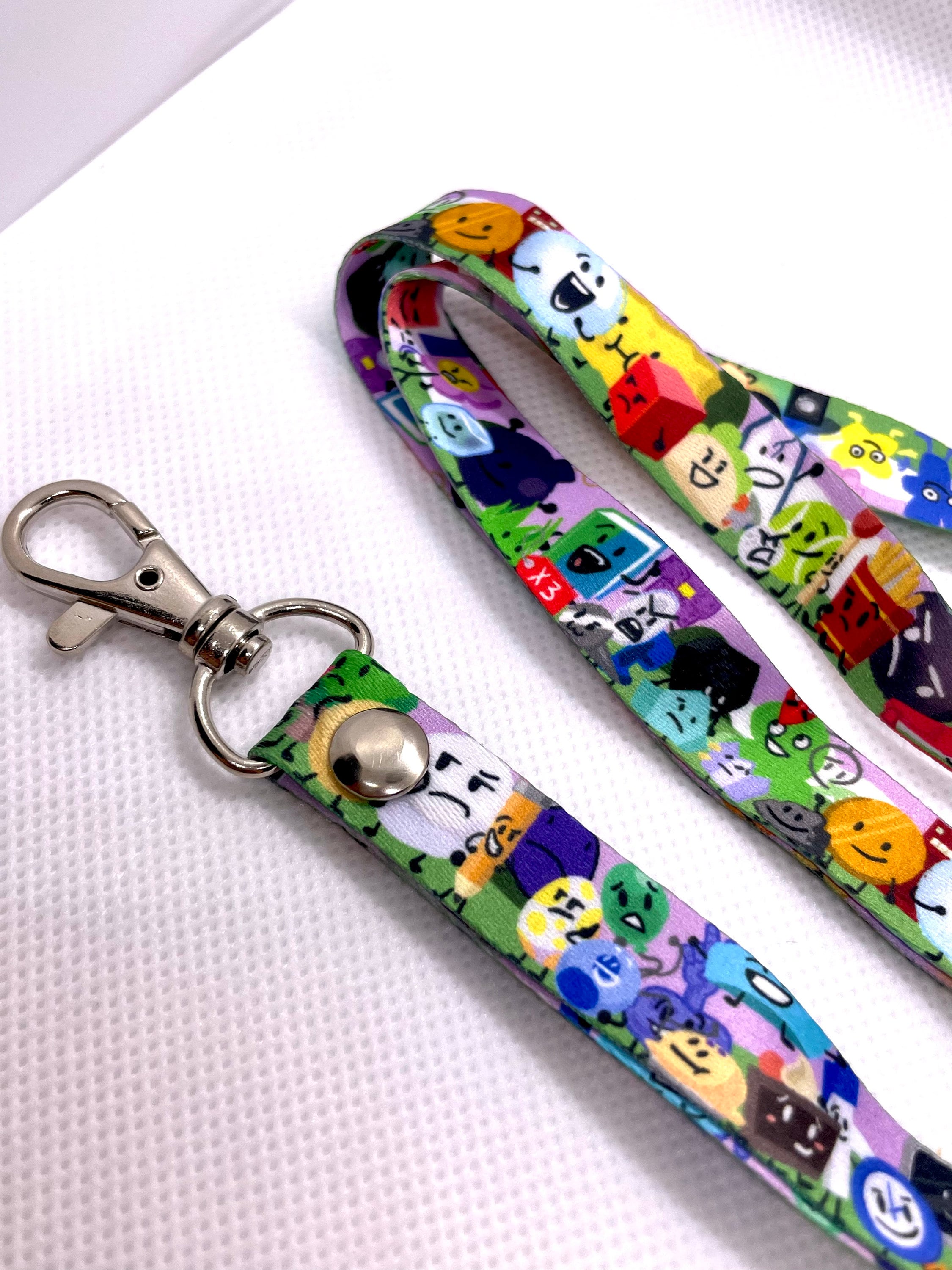BFDI (Battle for Dream Island), BFB, TPOT All Contestants & Announcers Lanyard