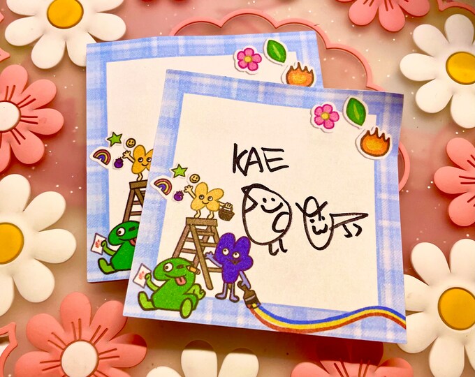 Bfdi Note BFDI Sticky Note Pad - Two, Four, X (50 Sheets, 2.75