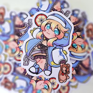 Bridget - Guilty Gear Sticker - 2.5&quot;Glitter Coated