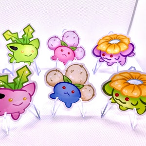 2.5&quot; Vinyl Sticker Set - Jumpluff, Skiploom, Hoppip