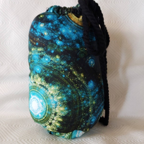 New green and blue pipe bag/ padded pipe bag/ case/ Pouch/Glass bowl bag