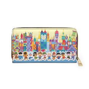 Small World Zipper Wallet