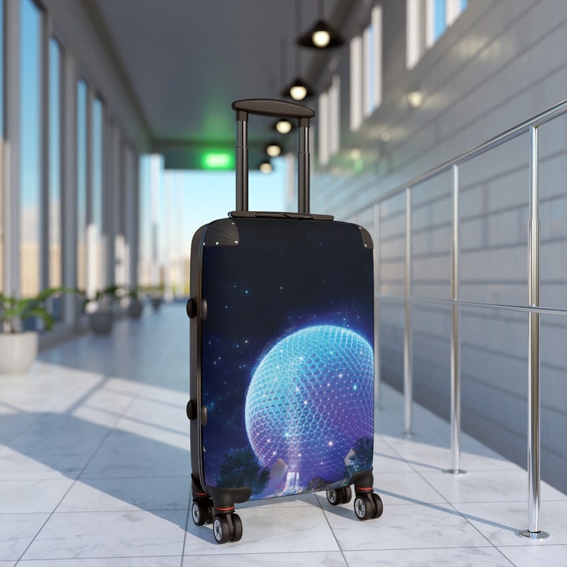 Epcot 50th shops Anniversary Edition Suitcase - Small