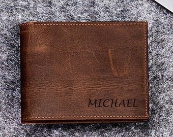 Gift For Him, Personalized Wallet, Engraved Wallet Gift For Boyfriend, Christmas Gift , Graduation Gift For Him, Gift For Men, Custom Wallet