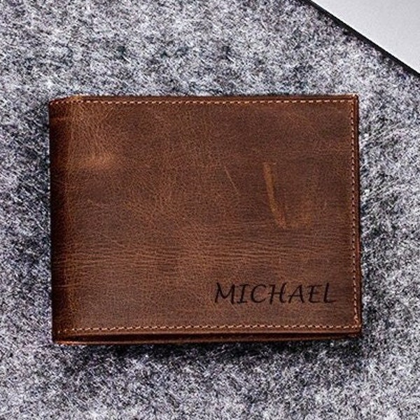 Gift For Him, Personalized Wallet, Engraved Wallet Gift For Boyfriend, Christmas Gift , Graduation Gift For Him, Gift For Men, Custom Wallet