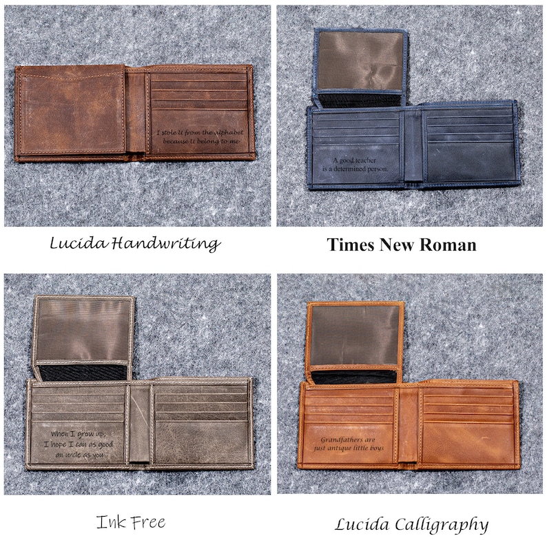 Gift for Him Personalized Wallet Engraved Wallet Gift for Etsy