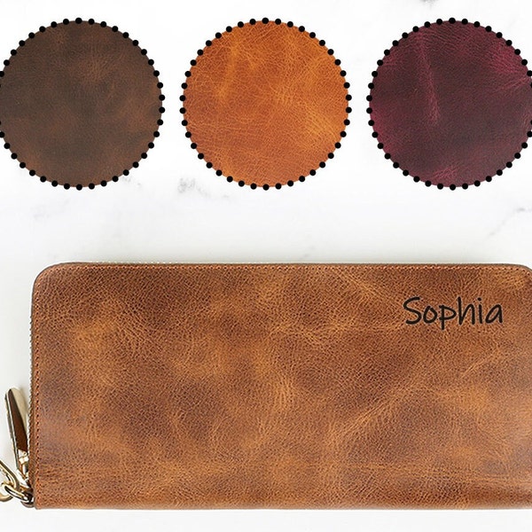 Mothers Day Gift Gift For Mom Leather Women Wallet For Grandma Leather Women Wallet Mom Gift Women Leather Wallet Birthday Gift Wedding Gift