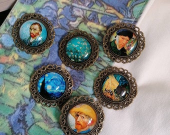 Cadeau Van Gogh - Badges, Broche Vincent Van Gogh