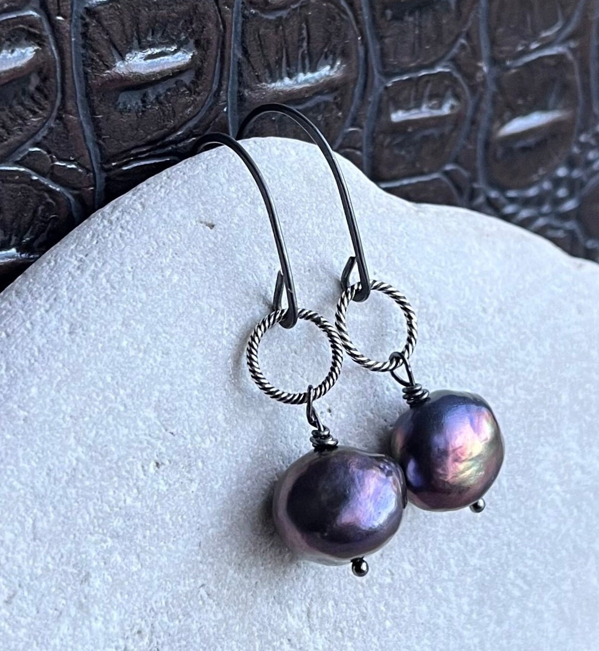 Funky pearl earrings new arrivals