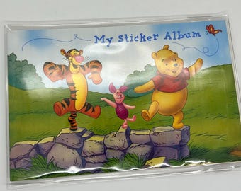 Sandylion Disney Winnie the Pooh and Friends Sticker Book - English/French Version - Poly Book Cover Included! Free US Shipping~