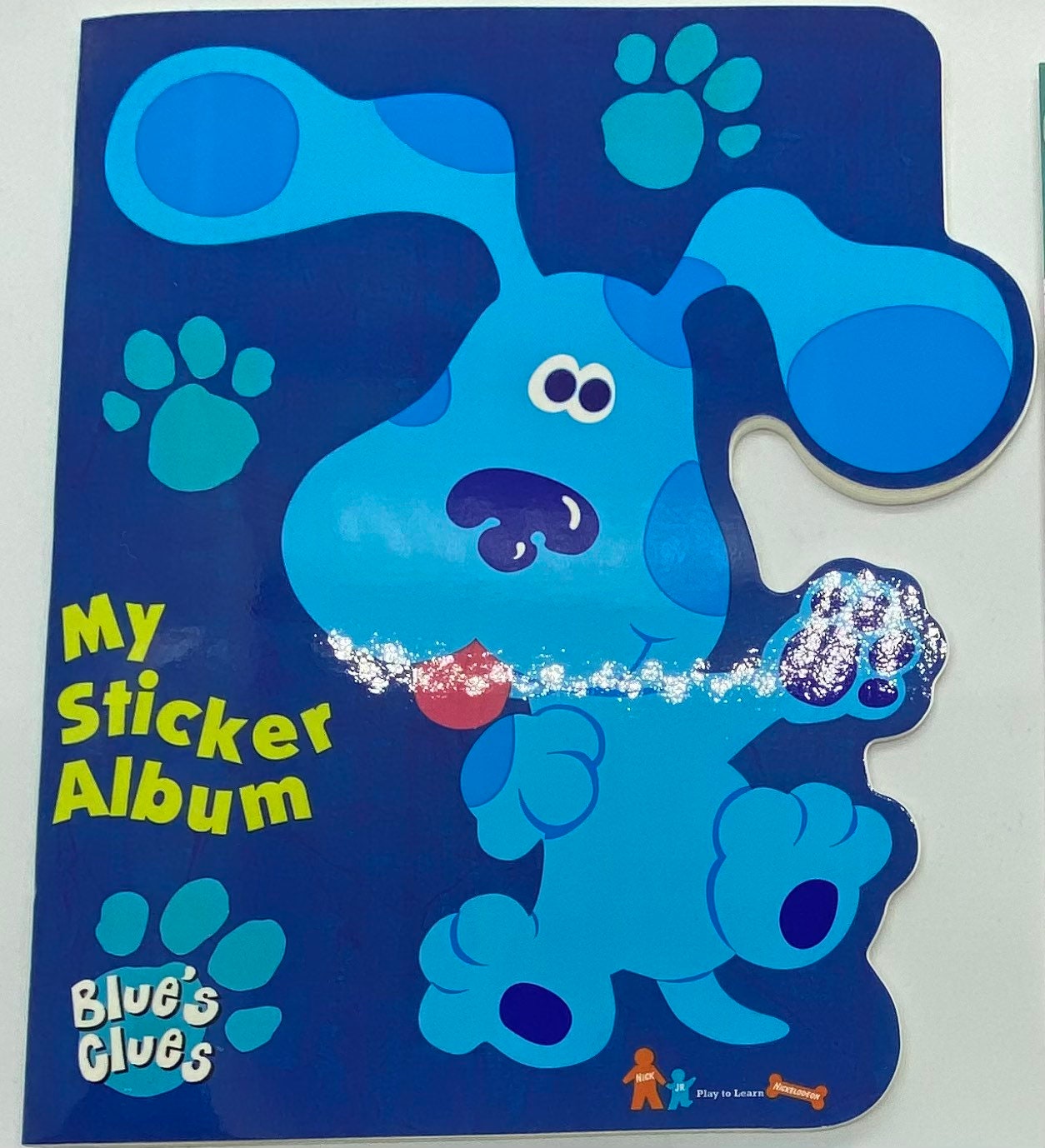 Sandylion Large Die-cut Nickelodeon Blue's Clues Sticker Book With Blank  Glossy / Waxed Pages -  Sweden