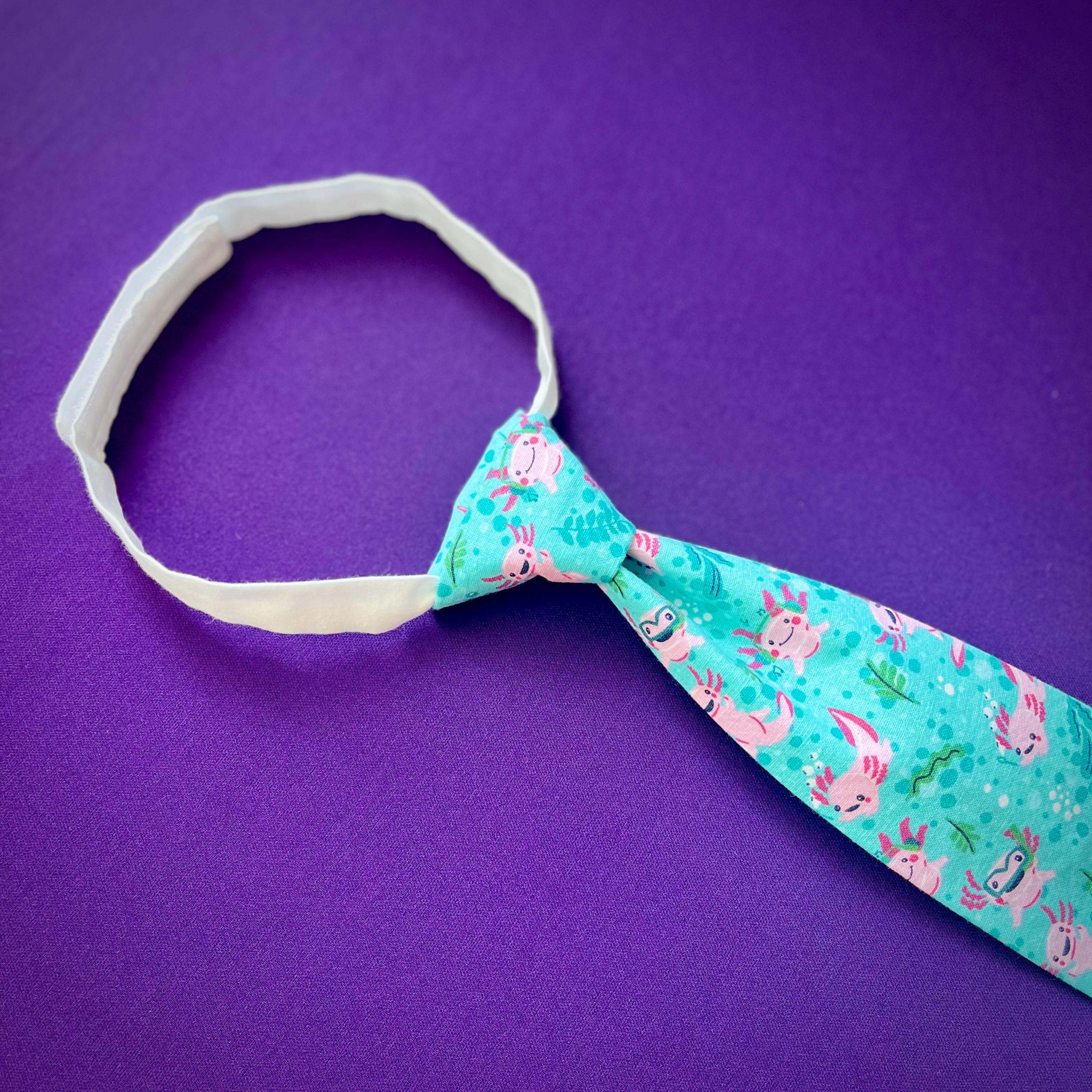 Corbata de axolotl para niños, regalos de axolotl para niños, regalo de cumpleaños de salamandra para niño, lindas pajaritas para niños pequeños, cuello ajustable, ropa de iglesia
