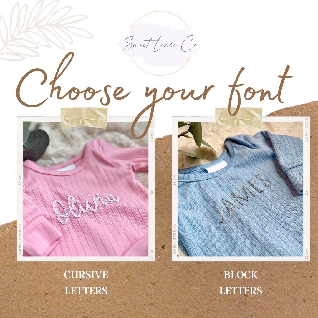Personalized Knotted Gown, Baby Boy Hospital Outfit, Embroidered Baby ...