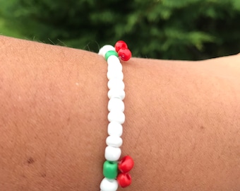 How to make simple summer bracelet with beads, cherry bracelet, strawberry  bracelet, grapes tutorial 
