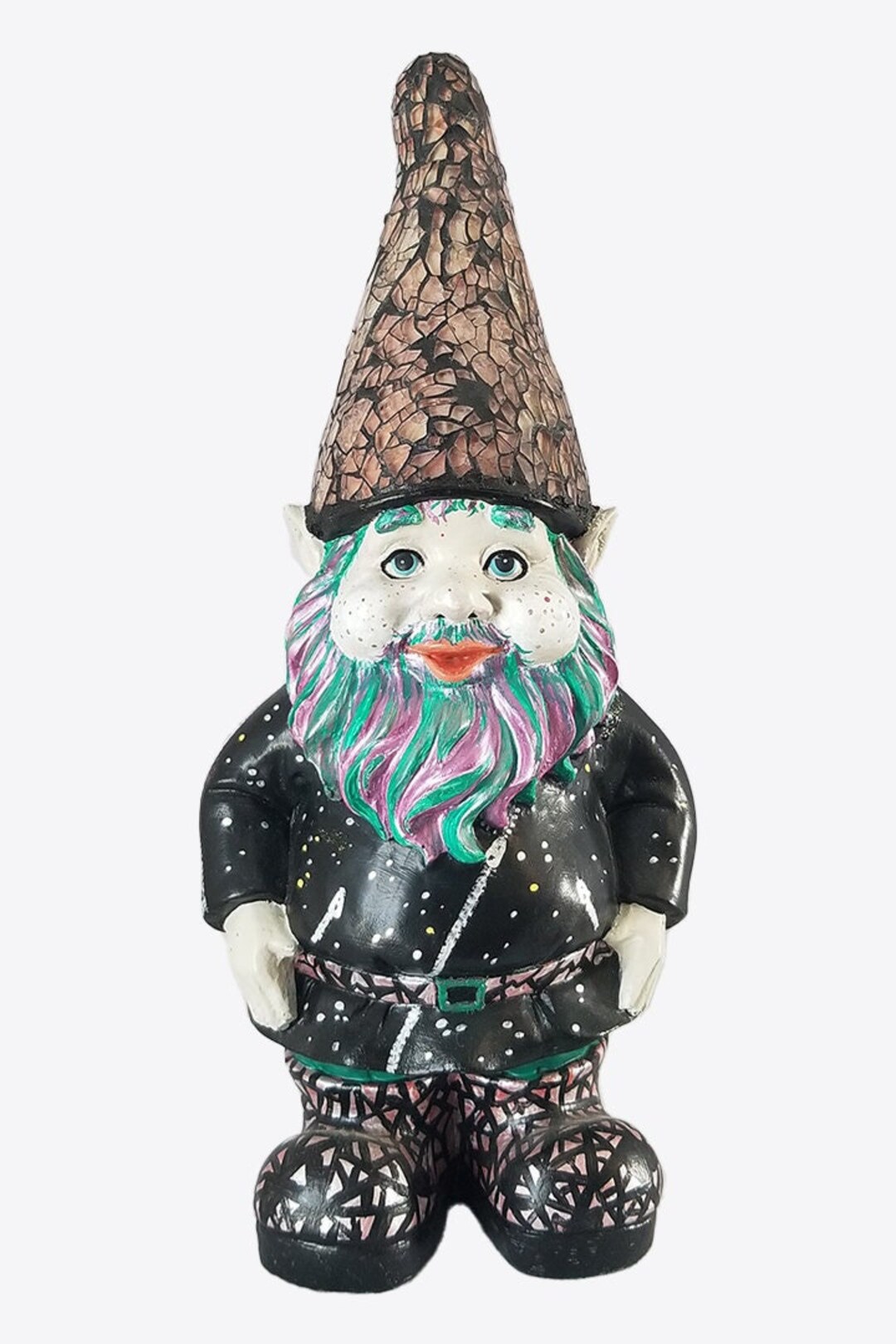 Electric Goth Garden Gnome - Etsy