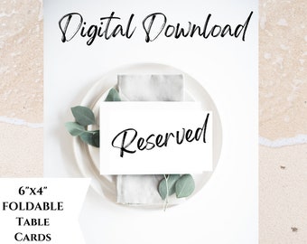 Reserved Table Sign - Etsy