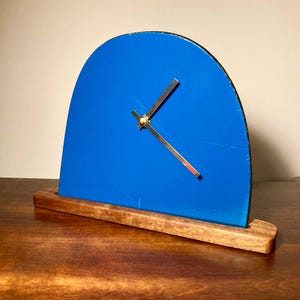Snowboard Tip Desk Clock Timepiece – Bluebird Day