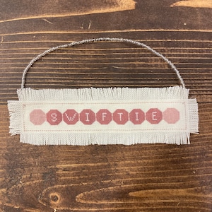 Swiftie Friendship Bracelet Cross Stitch Pattern (Digital PDF)