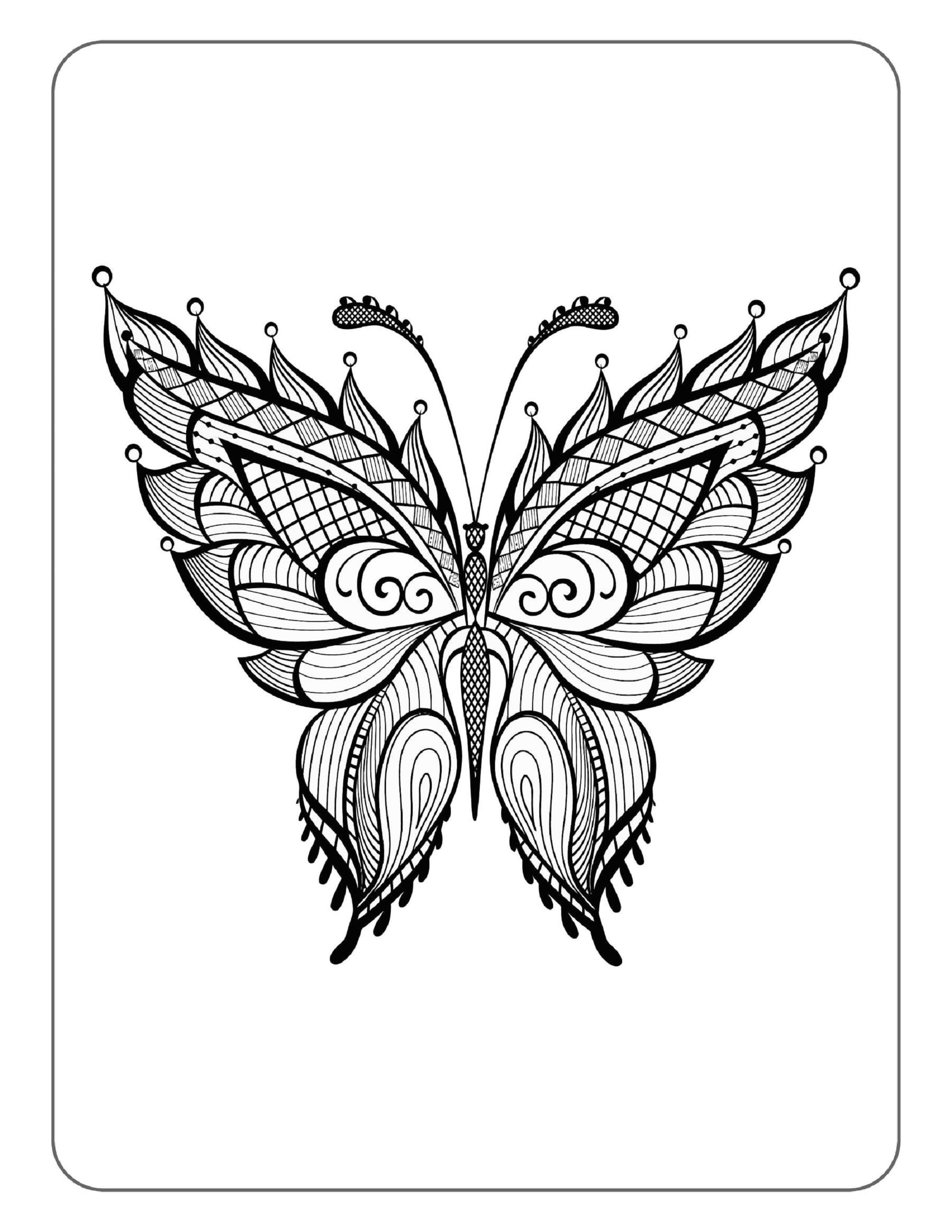 44 butterfly printable coloring pages butterfly coloring etsy