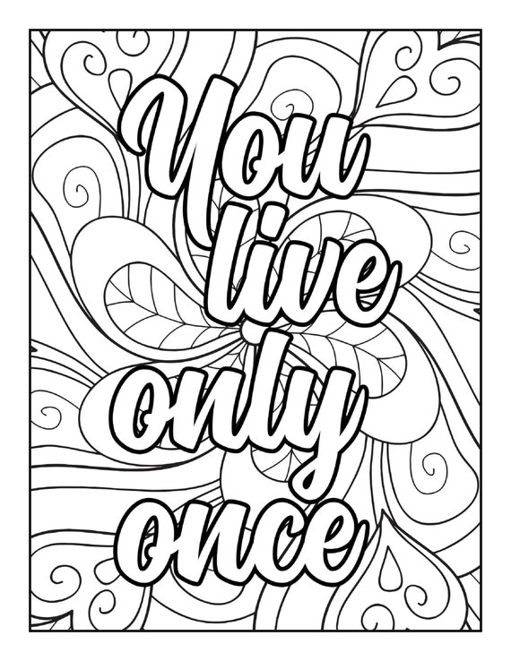 Easy Coloring Book For Motivational Adults Inspirational Quotes: Simple  Large Print Coloring Pages With Positive And Good Vibes - Coloring Book Set  - AliExpress