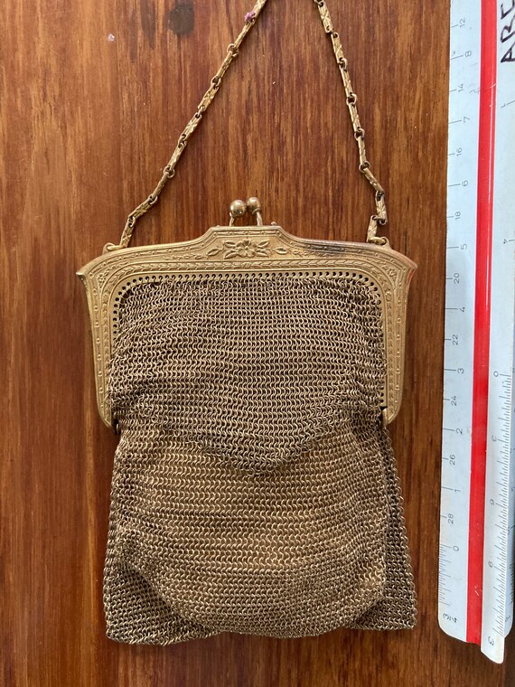 Vintage 1920s Whiting and Davis Mesh Purse - image 6