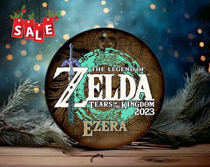 Legend of Zelda Ornament Wooden Christmas Ornament Legend Etsy