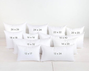 16 x 12 pillow insert