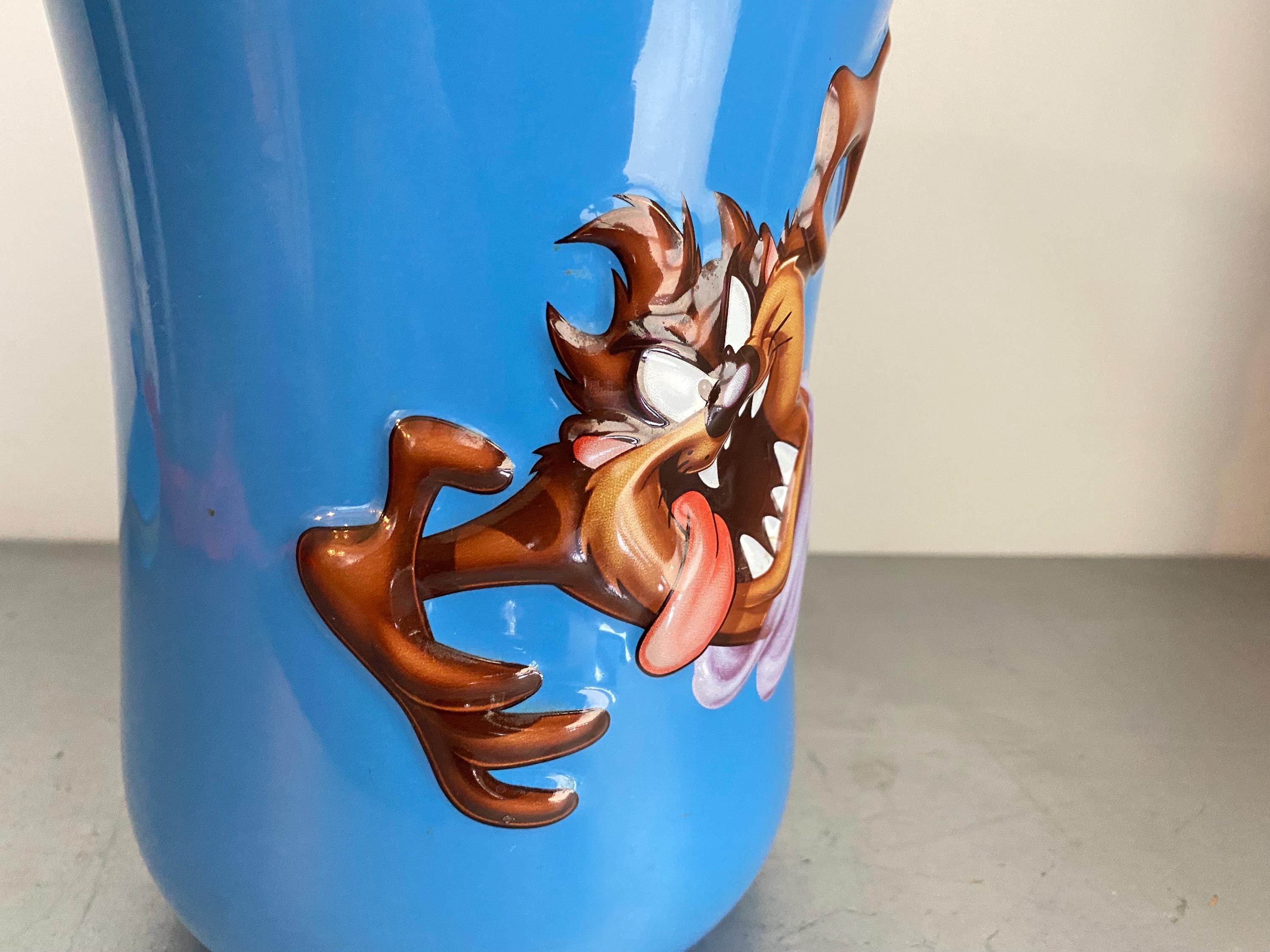 WB Looney Tunes Taz Tazmanian Devil 3D Blue Ceramic Cookie Storage
