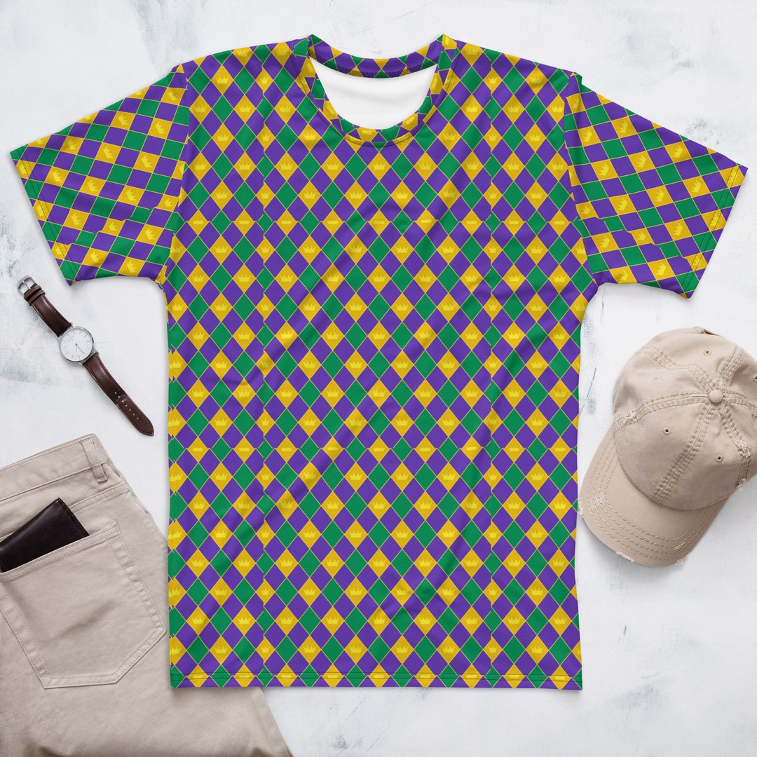 mens mardi gras shirt