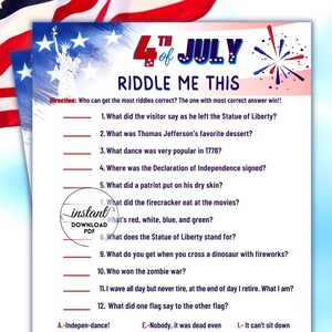 riddles about the declaration of independence